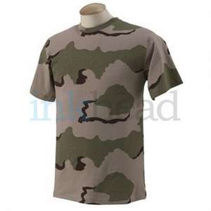 Code V Camouflage Cotton Tee - Dark/Color 