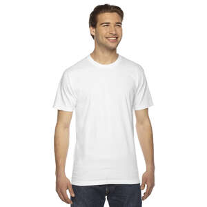 American Apparel Short Sleeve Fine Cotton Jersey Tee - Dark/Color 