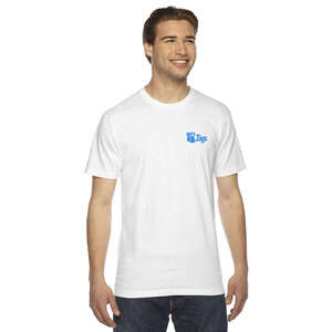 Custom Promotional American Apparel Short Sleeve Fine Cotton Jersey Tee - White/Neutral
