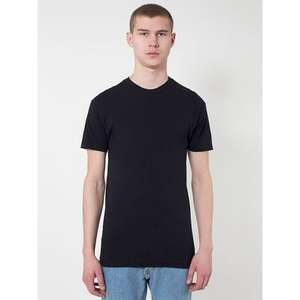 Custom Promotional American Apparel Cotton Sheer Jersey Summer Tee - Dark/Color