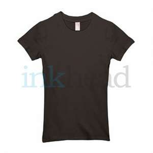 Custom Promotional Anvil Womens Spandex Crew Neck Tee - Dark/Color