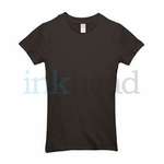 Custom Ladies T-Shirts - Anvil Womens Spandex Crew Neck Tee - Dark/Color