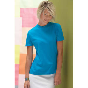 Hanes Classic Fit Cotton Jersey Tee - Dark/Color 