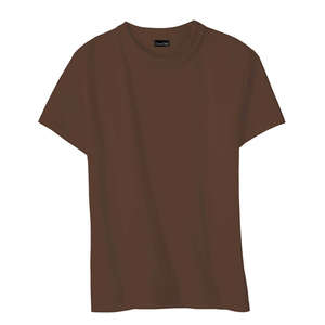 Hanes Classic Fit Cotton Jersey Tee - Dark/Color Brown
