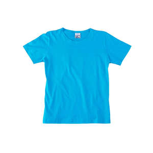 LA T Scoop Neck Tee - Dark/Color Turquoise