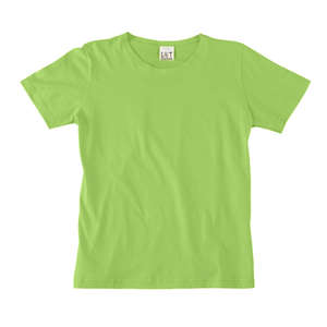 LA T Scoop Neck Tee - Dark/Color Green, Key Lime