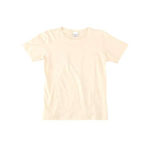 LA T Scoop Neck Tee - Dark/Color Cream