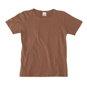 LA T Scoop Neck Tee - Dark/Color Brown