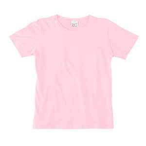LA T Scoop Neck Tee - Dark/Color Pink