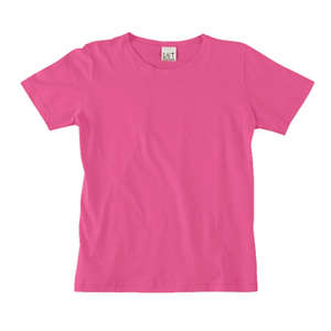 LA T Scoop Neck Tee - Dark/Color Raspberry
