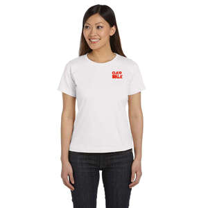 Custom Promotional LA T Scoop Neck Tee - White/Neutral