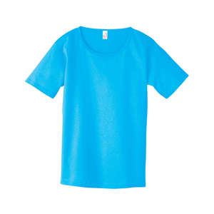 Anvil Scoop Neck Tee - Dark/Color Blue, Caribbean