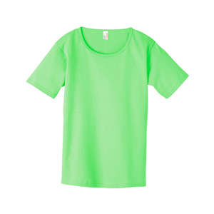 Anvil Scoop Neck Tee - Dark/Color Green, Key Lime