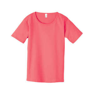 Anvil Scoop Neck Tee - Dark/Color Mountain Rose