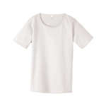 Imprinted Ladies T-Shirts - Anvil Scoop Neck Tee - White/Neutral