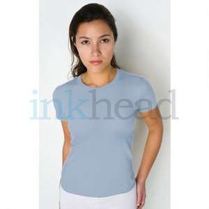 Women's American Apparel Short Sleeve Fine Cotton Jersey Tee - Dark/Color