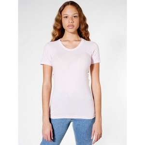 Custom Promotional American Apparel Women's Sheer Jersey Summer Tee - Dark/Color