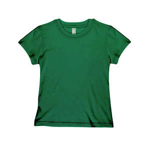 Anvil Womens Ringspun Semi-Sheer Tee - Dark/Color Green, Kelly