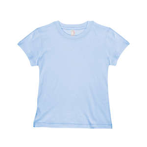 Anvil Womens Ringspun Semi-Sheer Tee - Dark/Color Blue, Frost Sky