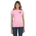 Logo T-Shirts - Anvil Womens Ringspun Semi-Sheer Tee - Dark/Color