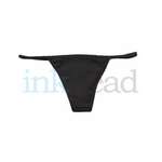 Personalized Apparel - American Apparel Baby-Rib Thong Cotton Panty - Dark/Color