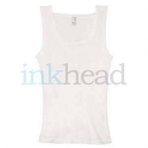 Anvil Womens 2x1 Rib Tank - White/Neutral 