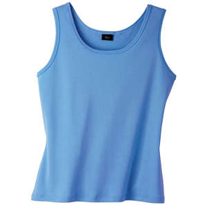 Custom Promotional Hanes Silver For Her Classic Fit Wide Strap Tank - Dark/Color