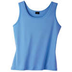 Business Womens Tanks - Hanes Silver For Her Classic Fit Wide Strap Tank - Dark/Color