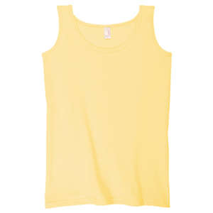 Anvil Womens Tank - Dark/Color Yellow, Haze