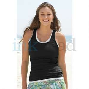 American Apparel 2x1 Cotton Rib Tank - Dark/Color 