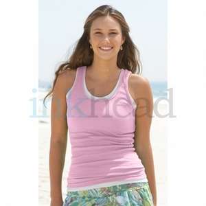 American Apparel 2x1 Cotton Rib Tank - Dark/Color 