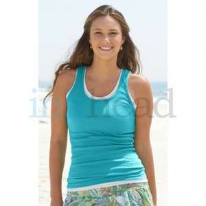 American Apparel 2x1 Cotton Rib Tank - Dark/Color 