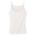 Personalized Apparel - Anvil Semi-Sheer Spaghetti Strap Tank - White/Neutral