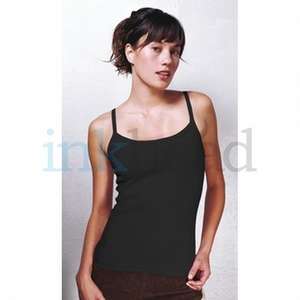 American Apparel Baby Rib Spaghetti Tank - Dark/Color
