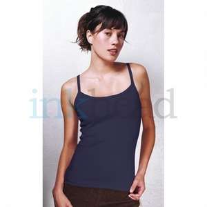 American Apparel Baby Rib Spaghetti Tank - Dark/Color