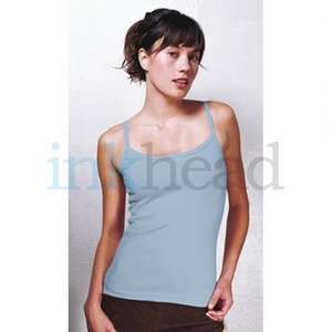 American Apparel Baby Rib Spaghetti Tank - Dark/Color