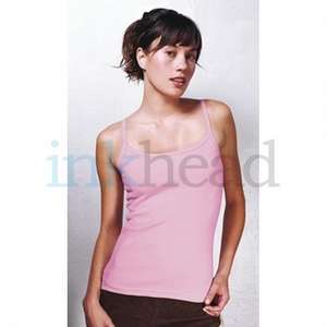 American Apparel Baby Rib Spaghetti Tank - Dark/Color
