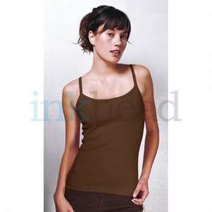 American Apparel Baby Rib Spaghetti Tank - Dark/Color