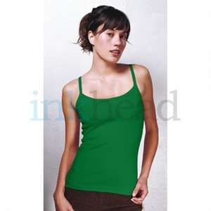 American Apparel Baby Rib Spaghetti Tank - Dark/Color