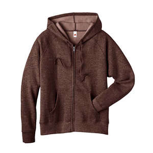Custom Promotional Hanes Womens 8 oz Full-Zip Fleece Hood - Dark/Color