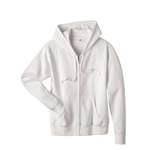 Promotional Sweatshirts & Sweatpants - Hanes Womens 8 oz Full-Zip Fleece Hood - White/Neutral
