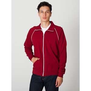 Custom Promotional American Apparel Unisex Fleece Track Jacket - Dark/All