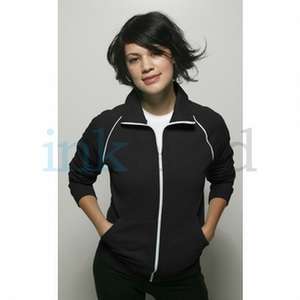 American Apparel Unisex Fleece Track Jacket - Dark/All