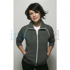 American Apparel Unisex Fleece Track Jacket - Dark/All