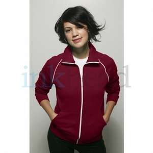 American Apparel Unisex Fleece Track Jacket - Dark/All