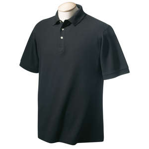 Chestnut Hill Mens Performance Plus Polo - Dark/Color Black