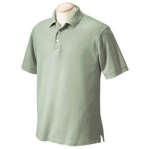 Chestnut Hill Mens Performance Plus Polo - Dark/Color Green, Cactus