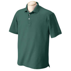 Chestnut Hill Mens Performance Plus Polo - Dark/Color Green, Dark