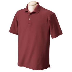 Chestnut Hill Mens Performance Plus Polo - Dark/Color Merlot