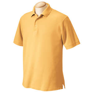 Chestnut Hill Mens Performance Plus Polo - Dark/Color Marigold